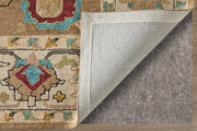 Springfield Traditional Floral & Botanical, Tan/Ivory/Blue