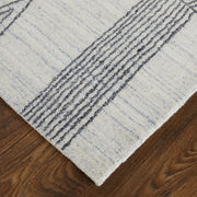 Whitton Modern Abstract, Ivory/Black