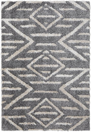 Mynka Transitional Diamond, Gray/Ivory