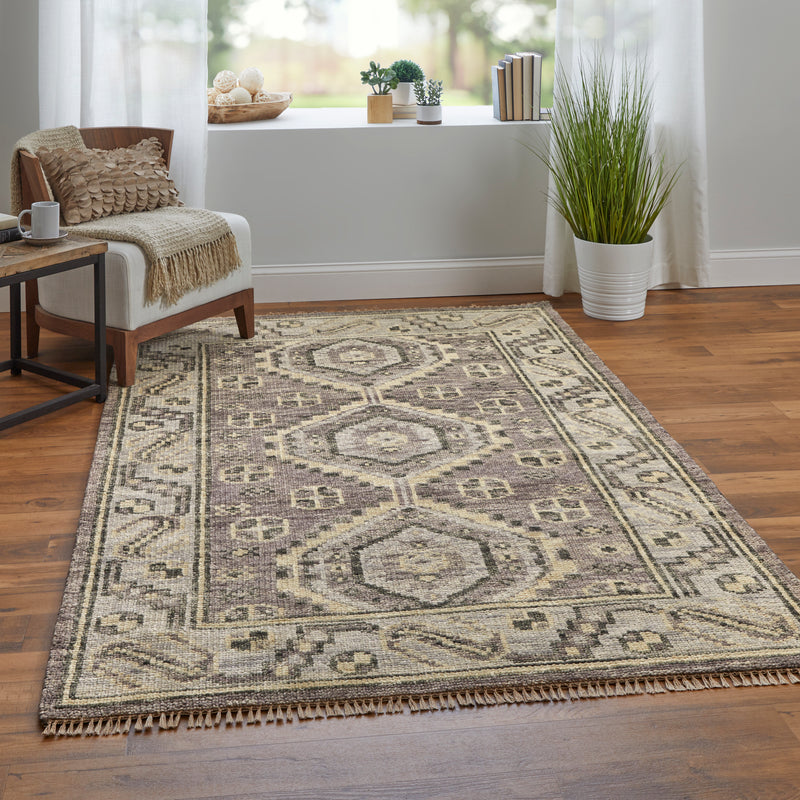 Fillmore Traditional Diamond, Brown/Gray