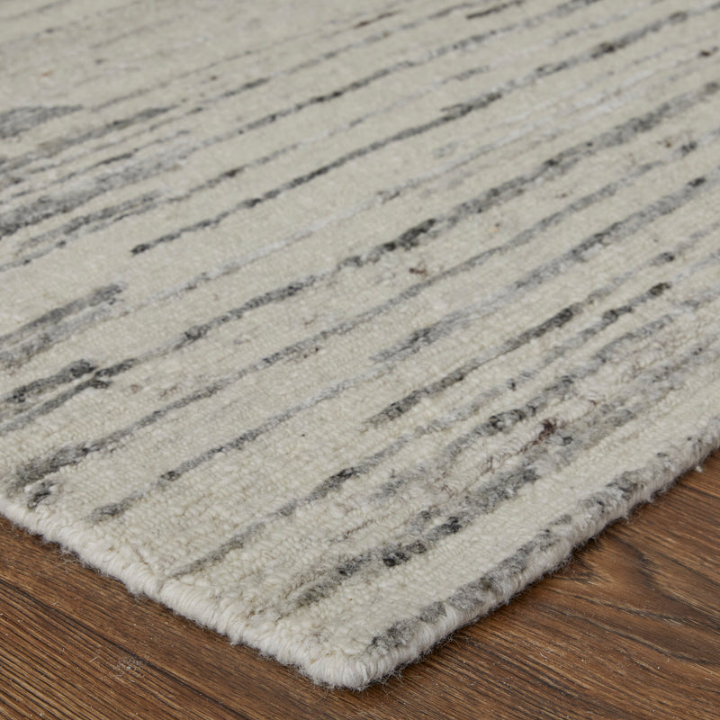 Brighton Modern Abstract, Ivory/Gray