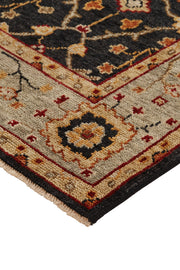 Carrington Traditional Oriental, Black/Gold/Gray