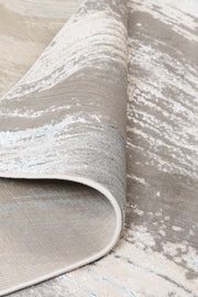 Azure Modern Abstract, Gray/Ivory/Blue