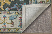 Springfield Traditional Floral & Botanical, Gray/Ivory/Blue