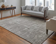 Eastfield Modern Abstract, Gray/Ivory