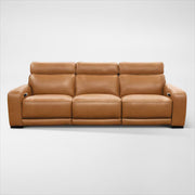 Summit Triple-Power 3-Piece Reclining Sofa with Modern Sound
