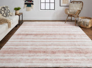 Mackay Transitional Stripes, Tan/Ivory/Pink