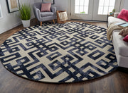 Lorrain Modern Geometric, Tan/Black