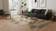 Jaxson Modern Abstract, Tan/Brown/Gray