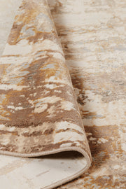 Parker Transitional Abstract, Tan/Ivory/Gray