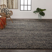 Berkeley Transitional Abstract, Gray/Taupe/Black