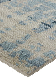 Palomar Transitional Abstract, Blue/Tan