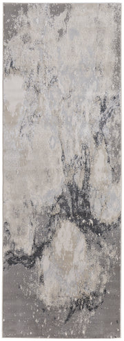 Astra Transitional Abstract, Gray/Ivory