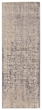 Prasad Modern Abstract, Gray/Ivory