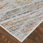 Laina Transitional Abstract, Tan/Ivory/Gray