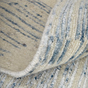 Brighton Modern Abstract, Ivory/Blue/Silver