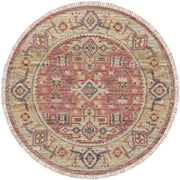 Fillmore Transitional Medallion, Red/Ivory/Gold