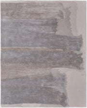 Anya Transitional Abstract, Ivory/Gray