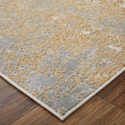 Aura Modern Abstract, Ivory/Brown/Gray