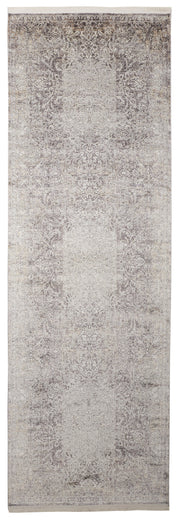 Sarrant Transitional Medallion, Gray/Ivory/Tan