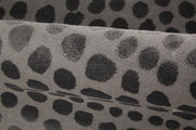 Gaspar Modern Polka Dots, Gray/Silver/Ivory