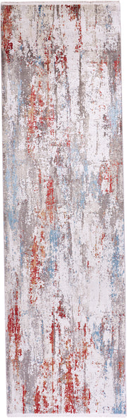 Cadiz Modern Abstract, Gray/Red/Blue