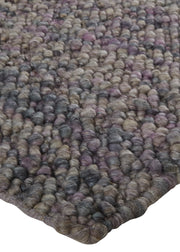 Berkeley Transitional Abstract, Purple/Taupe/Gray
