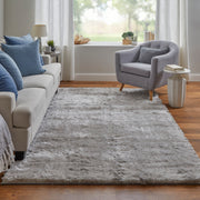 Indochine Modern Solid, Gray/Silver