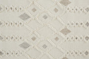 Anica Transitional Trellis & Lattice, Ivory/Tan/Silver