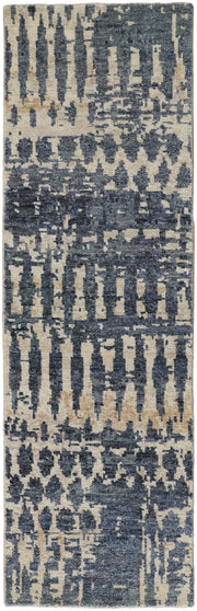 Palomar Transitional Abstract, Blue/Gray/Tan