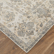 Celene Traditional Bordered, Ivory/Tan/Gray