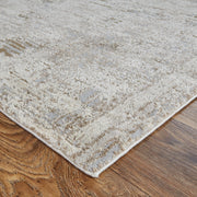 Vancouver Modern Abstract, Ivory/Gray/Tan