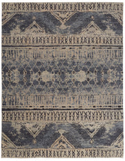 Palomar Transitional Trellis & Lattice, Blue/Gray/Ivory