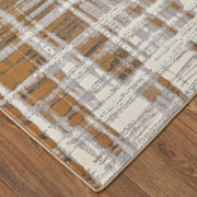 Clio Modern Abstract, Blue/Orange/Gray