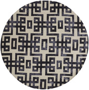 Lorrain Modern Geometric, Tan/Black