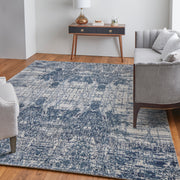Eastfield Modern Abstract, Blue/Ivory