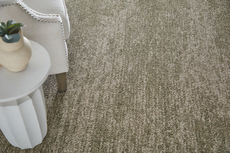 Jameson Modern Distressed, Green/Ivory