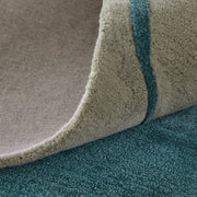 Anya Transitional Abstract, Blue/Gray/Ivory
