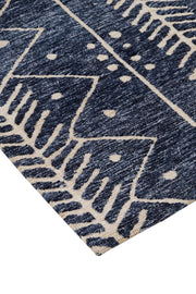 Colton Modern Geometric, Blue/Ivory