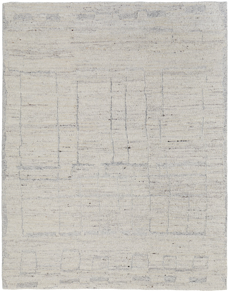 Navaro Modern Distressed, Ivory/Gray/Blue