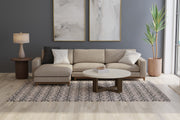 Enzo Transitional Geometric, Black/Taupe/Gray