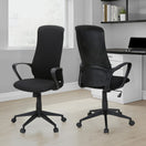 Switch Office Chair With Adjustable Height, Armrests, Swivel - Black 2 image