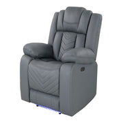 Raize - Power Living Room Set With Storage Console And Cup Holders