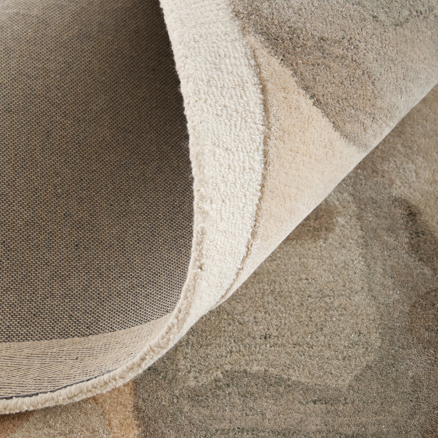 Kendall Modern Abstract, Tan/Gray/Ivory