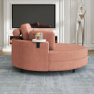 Switch Sofa With Two Throw Pillows And A Waist Pillow With An Extra Tray For Comfortable Seating In Small Apartment Bedrooms 2 image