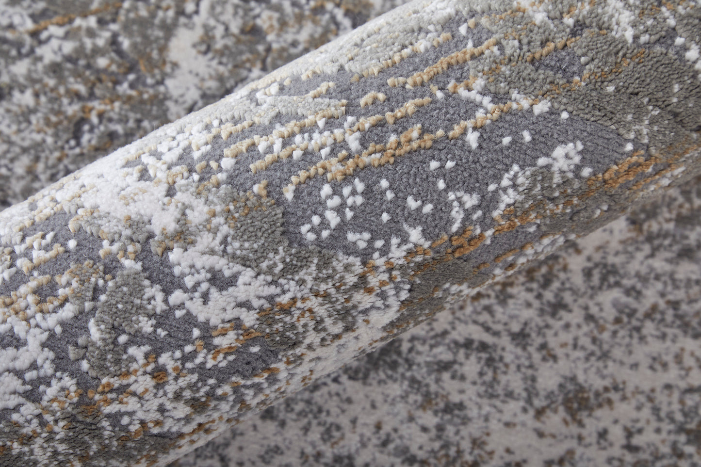 Waldor Modern Abstract, Gray/Silver/Taupe
