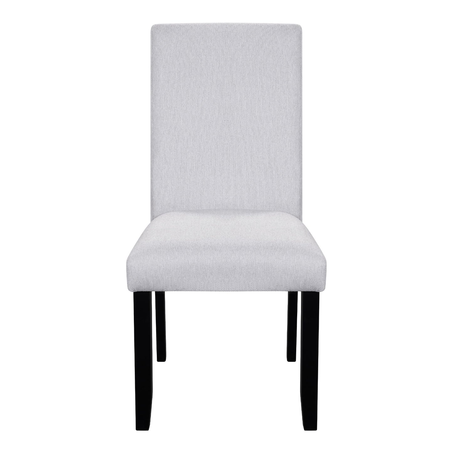 5 Piece Round Dining Table Set, Modern Dining Table And 4 Upholstered Chairs For Dining Room