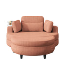 Switch Sofa With Two Throw Pillows And A Waist Pillow With An Extra Tray For Comfortable Seating In Small Apartment Bedrooms 3 image