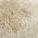 Switch Becker - Rustic Oak Sheepskin Upholstered Accent Arm Chair - Taupe Beige 2 image