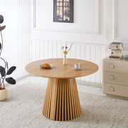 1+4,5pieces dining set, Table metal leg Mid-century Dining Table for 4-6 people With MDF Table Top, Pedestal Dining Table, End Table Leisure Coffee Table